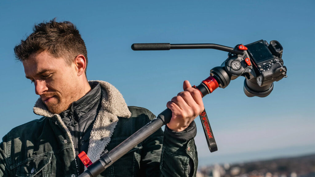 Tête Fluide IFOOTAGE Komodo K5S - Aluminium, Charge 5kg, Panoramique 360° Pour Caméra Reflex Et Trépied